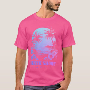 Camiseta North Shore Oahu Hawaii Hawaii Hibiscus Surfer S