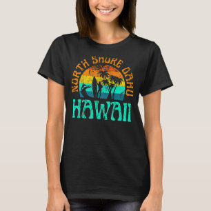 Camiseta North Shore Oahu Hawaii Surf Beach Surfer Waves Gi