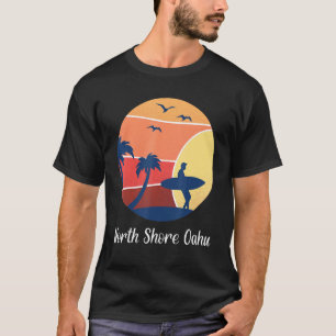 Camiseta North Shore Oahu Hawaii Surf Vintage Sun