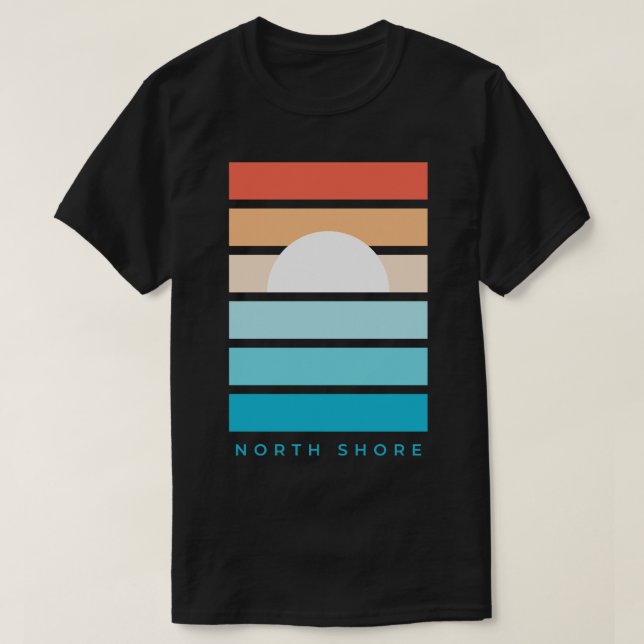 Camiseta North Shore Sunset Sunrise Hawaii TShirt (Diseño del anverso)