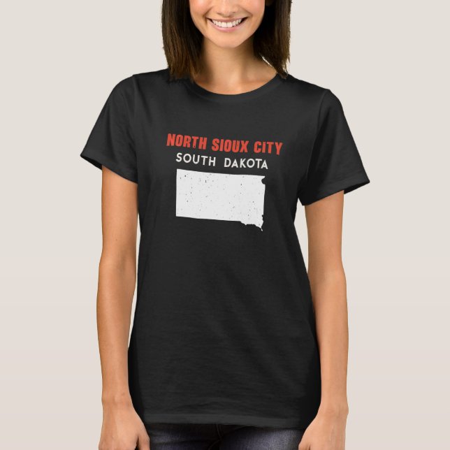 Camiseta North Sioux City South Dakota Estados Unidos Tr (Anverso)
