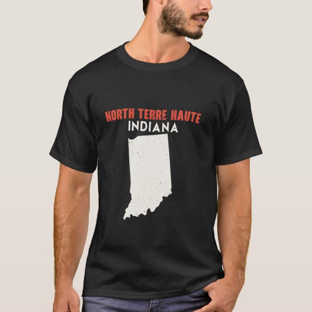 Camiseta North Terre Haute Indiana Estados Unidos de Améric (Anverso)