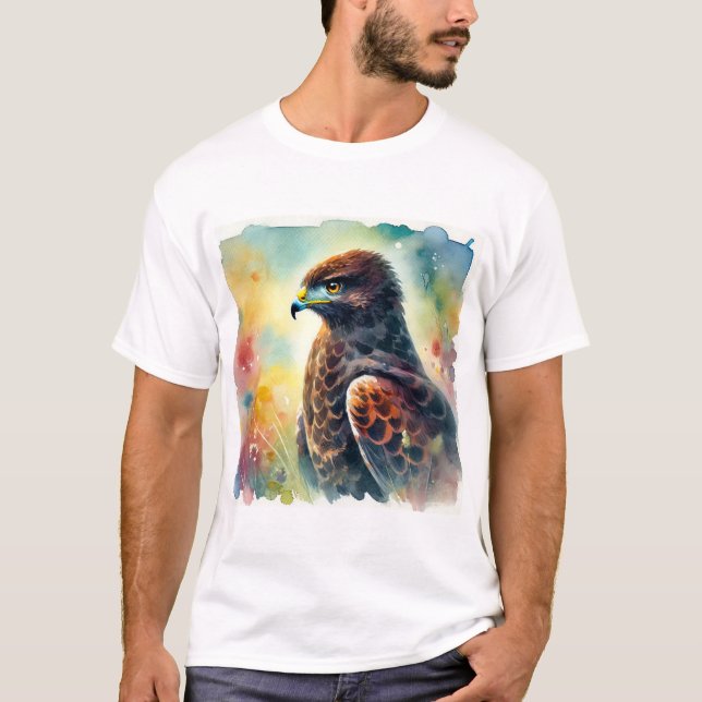 Camiseta Northern Black Buzzard 160724AREF251 - Watercolor (Anverso)