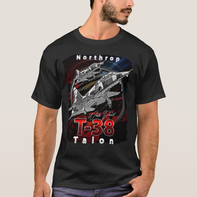 Camiseta Northrop T-38 Talon Supersic Jet Trainer (Anverso)