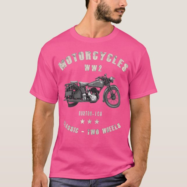 Camiseta Norton-16H Motorcycle Ww2 (Anverso)