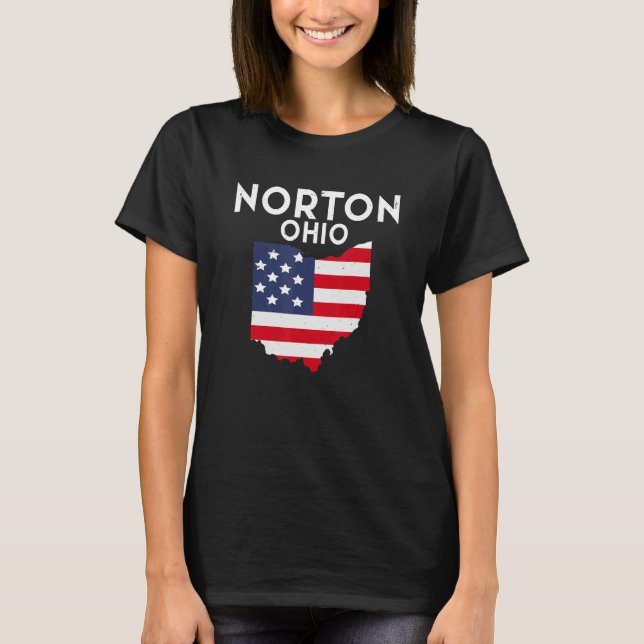 Camiseta Norton Ohio EE.UU. EE.UU. EE.UU. Viajes Ohioya (Anverso)