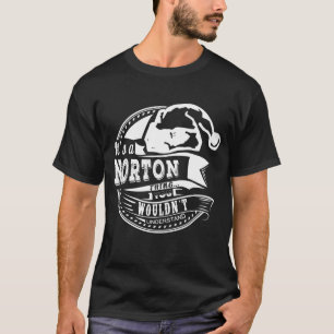 Camiseta Norton- Sombrero Navidad Nombre Personalizado