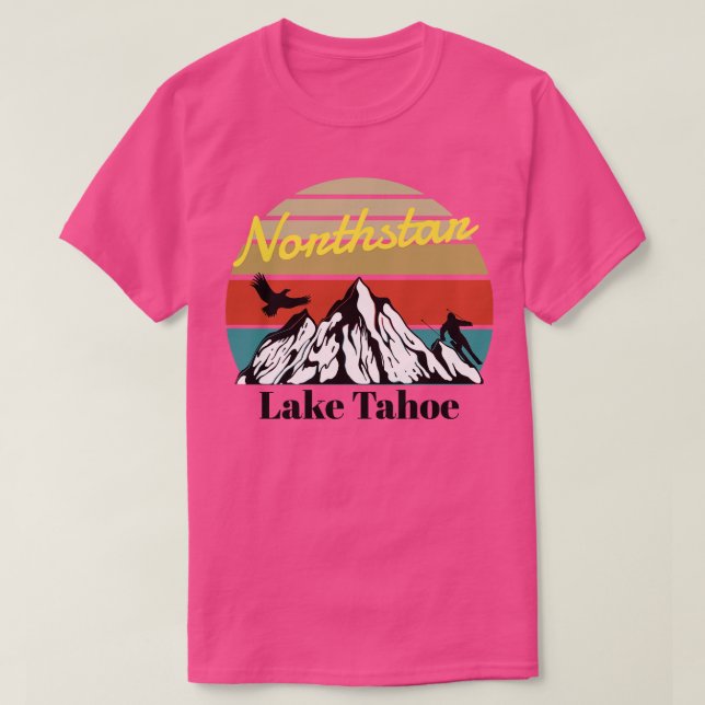 Camiseta Nortriort ski Lake Tahoe California (Diseño del anverso)