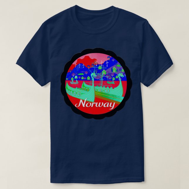 Camiseta Noruega 5 (Diseño del anverso)