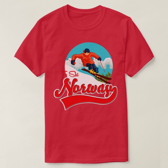 Camiseta Noruega al esquí (Diseño del anverso)