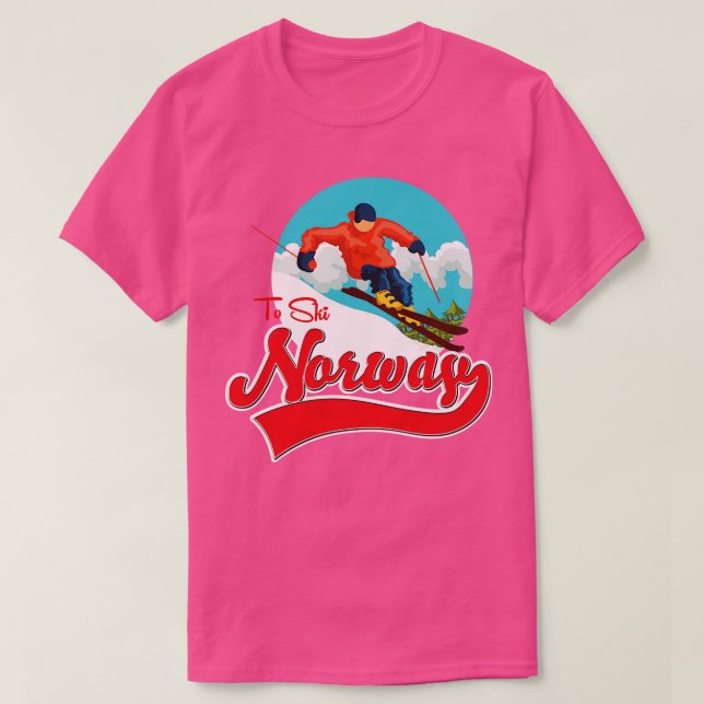Camiseta Noruega al esquí (Diseño del anverso)