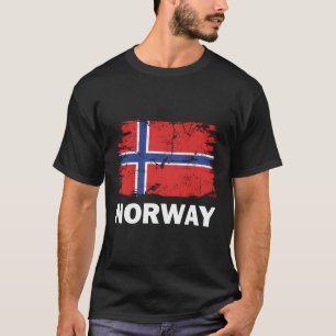 Camiseta Noruega Apoyo al orgullo de la bandera noruega