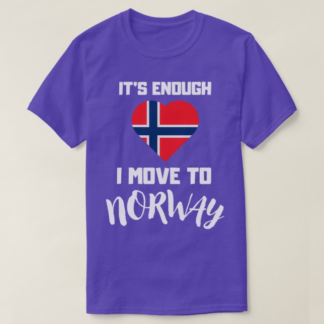 Camiseta Noruega Bandera Corazón gracioso regalo noruego No (Diseño del anverso)