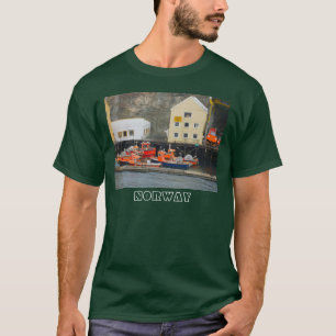 Camiseta Noruega, barcos de pesca costera