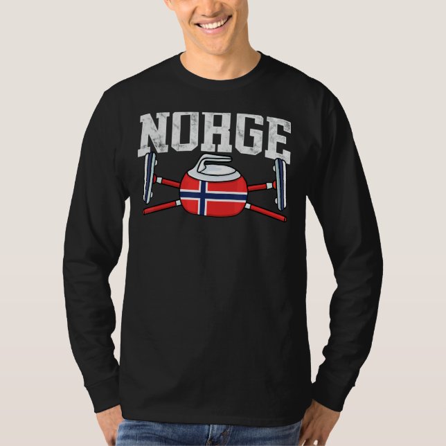 Camiseta Noruega Curling Broom Wince Sport Noruega Fl (Anverso)