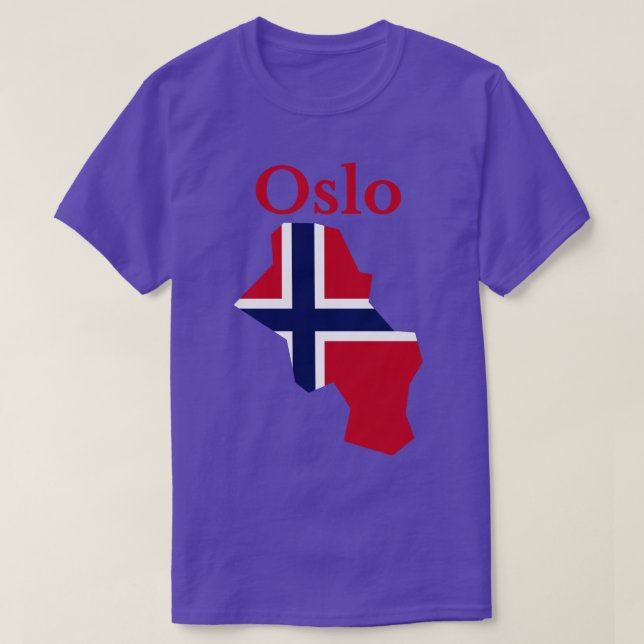 Camiseta Noruega de Oslo (Diseño del anverso)