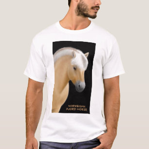 Camiseta noruega del caballo del fiordo