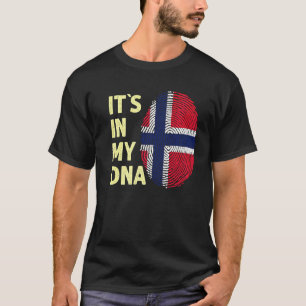 Camiseta Noruega En Mi Adn El Equipo Noruego De Bandera Nor
