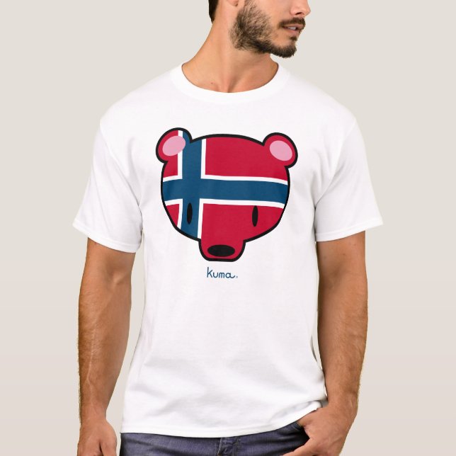 Camiseta Noruega kuma-chan (Anverso)