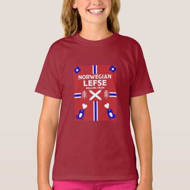 Camiseta noruega Lefse Flatbread (Anverso)