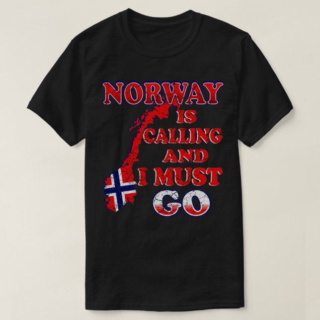 Camiseta Noruega llama (Diseño del anverso)