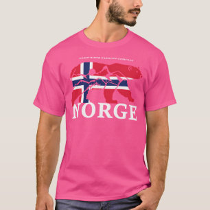Camiseta Noruega: Montañas de Senderismo Naturaleza Expedic