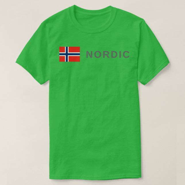 Camiseta Noruega nórdica (Diseño del anverso)