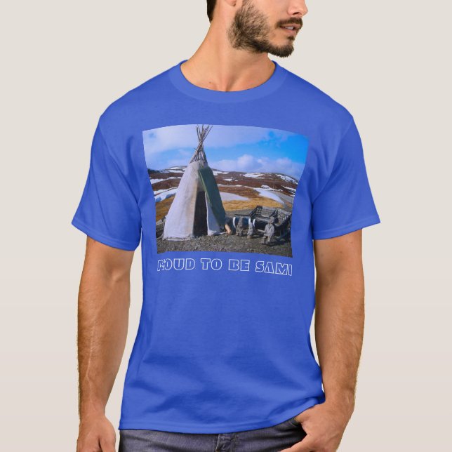 Camiseta Noruega, Norge, acuerdo de Sami en Laponia (Anverso)