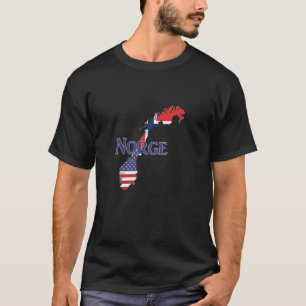 Camiseta Noruega Norge Ancestry Expatriado Reun Familiar