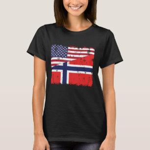 Camiseta Noruega Norge Bandera Noruego Norteamericana Orgul