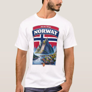 Camiseta Noruega Norge Escandinavia Europa
