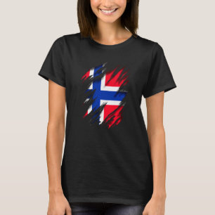 Camiseta Noruega Noruega  Bandera noruega Noruega