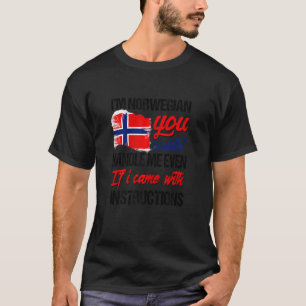 Camiseta Noruega noruega no pudo manejar el regalo de presu