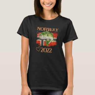Camiseta Noruega Pesca 2022 Escandinavia Noruega Norge Norw