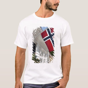 Camiseta Noruega, Stavanger. Vistas históricas al centro.