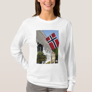 Camiseta Noruega, Stavanger. Vistas históricas al centro.