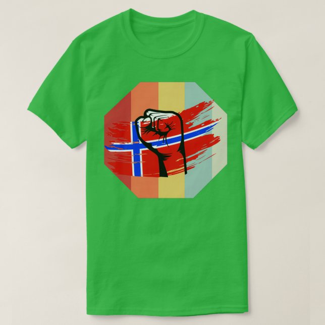 Camiseta Noruega Vikings Oslo Fjord Elk Norge (Diseño del anverso)