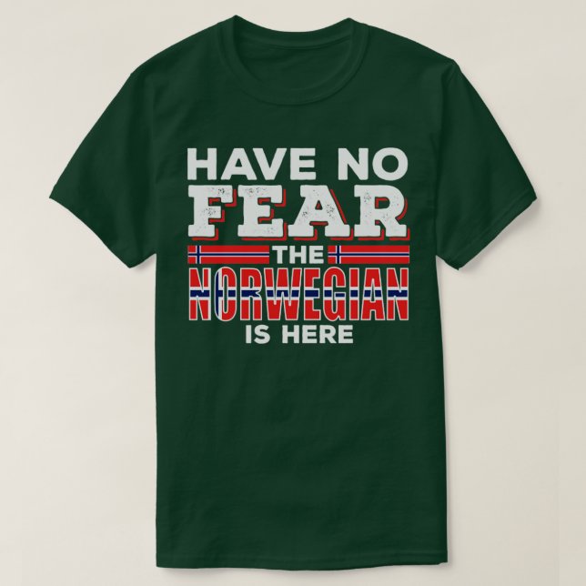 Camiseta Noruego gracioso (Diseño del anverso)