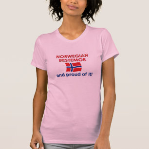 Camiseta Noruego orgulloso Bestemor (abuela)