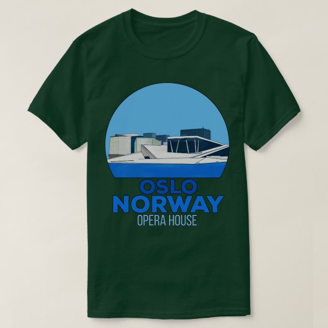 Camiseta Noruego y Ballet Oslo Noruega (Diseño del anverso)