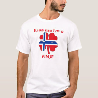 Camiseta Noruegos personalizada me besan que soy Vinje
