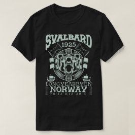 CAMISETA NORWAY SVALBARD LONGYEARBYEN - OSO POLAR