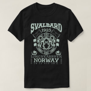 CAMISETA NORWAY SVALBARD LONGYEARBYEN - OSO POLAR