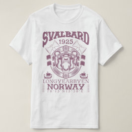 CAMISETA NORWAY SVALBARD LONGYEARBYEN - OSO POLAR