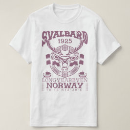 CAMISETA NORWAY SVALBARD LONGYEARBYEN - REINDEER