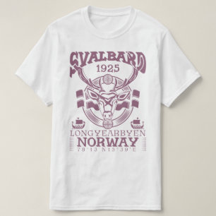 CAMISETA NORWAY SVALBARD LONGYEARBYEN - REINDEER