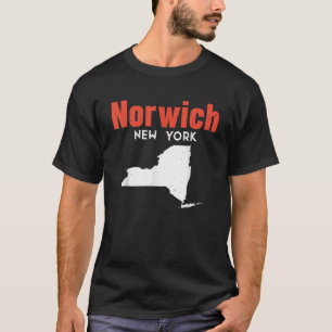 Camiseta Norwich New York Estados Unidos America Travel New