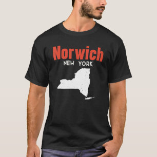Camiseta Norwich New York Estados Unidos Viajes Nueva York