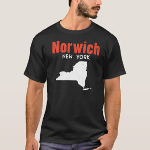 Camiseta Norwich New York Estados Unidos Viajes Nueva York
