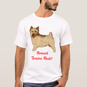 Camiseta Norwich Terrier - cuerpo dejado